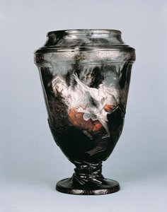 Orfeu no Submundo, vaso de Emile Galle (1846-1904)