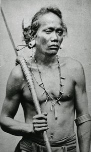 Chefe tribal vietnamita ou cambojano, c.1870s