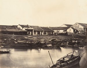 Vista da Folha Chinesa de Cholen nº 4, 1866. de Emile Gsell