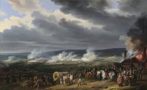 A batalha de Jemappes. 1821 de Emile Jean Horace Vernet
