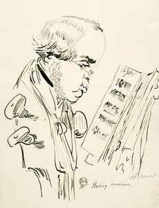 Retrato de Jacques Fromental Elie Levy, conhecido como Halevy (Paris de Emile Jean Horace Vernet