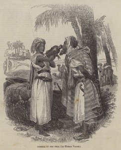 Rebecca no poço de Emile Jean Horace Vernet