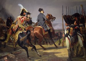 A Batalha de Iena, 14 de outubro de 1806, 1836 (detalhe de 82.346) de Emile Jean Horace Vernet