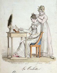 O toucador, c.1816 de Emile Jean Horace Vernet