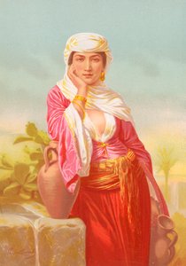 A mulher de Samaria de Emile Jean Horace Vernet