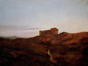 Terra antiga, o templo de Segesta na Sicília