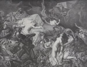 Sardanapalus, do Le Monde Illustré, 16 de maio de 1874. de Emile Thomas