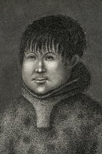 John Sakeouse, um nativo de Jacob Sound, Groenlândia, o primeiro Esquimaux conhecido por ter estado neste país, 1816 de Emilia Anderson