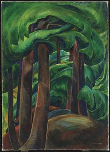Floresta Ocidental, c.1931 (óleo sobre tela)