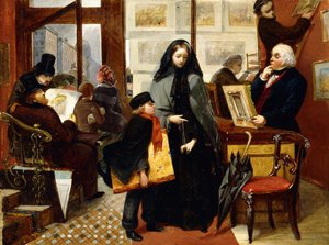 Um esboço para "Sem nome e sem amigos", c.1857
