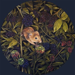 Rato da colheita, 2021 (óleo sobre tela) de Emma Pewsey