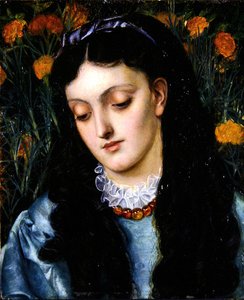 La Belle Jaune Giroflee (óleo sobre painel)