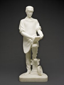 Aprendiz de Maquinista, c.1859 (mármore) de Emma Stebbins