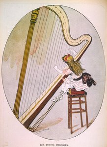 Little Prodigy, gravado pelo artista de LAssiette Au Beurre, pub. Julho de 1907 de Emmanuel Barcet