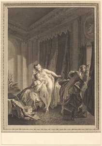 Le soir de Emmanuel Jean Nepomucène de Ghendt after Pierre Antoine Baudouin