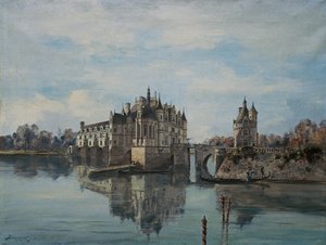O castelo de Chenonceau, Agosto de 1891 (óleo sobre tela)