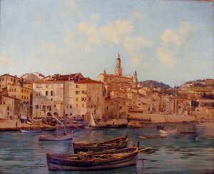 O porto de Menton 1891 (pintura)