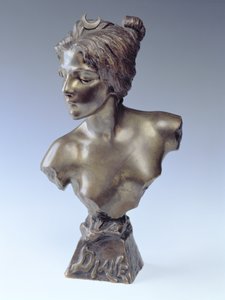 Busto de Diana, c.1910 (bronze)
