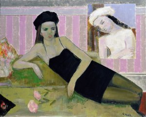 Antoinette e um detalhe de Balthus