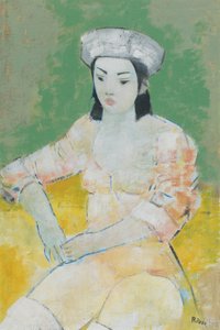 Dançarino (óleo a bordo) de Endre Roder
