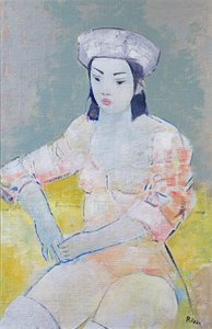 Bailarino, 2004 (óleo sobre tela) de Endre Roder
