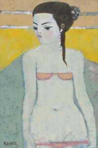 Michela Again (óleo a bordo) de Endre Roder