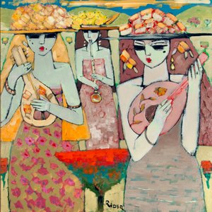 Músicos (óleo sobre tela)