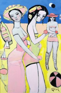 Eclipse parcial, 2007 (óleo sobre prancha de lona) de Endre Roder