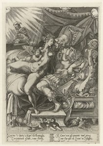 Marte e Vénus como amantes