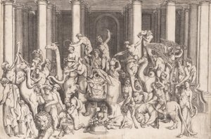 O Triunfo Índio de Baco, ca. 1542. de Enea Vico.