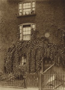 23 Hercules Road, Lambeth, casa de William Blake de 1793 a 1796 (foto a p/b) de English Photographer