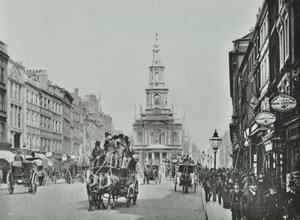 4-10 Strand, Westminster LB: elevações frontais, 1895 de English Photographer