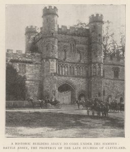 Um edifício histórico prestes a entrar sob o martelo, Battle Abbey, a propriedade da falecida Duquesa de Cleveland de English Photographer