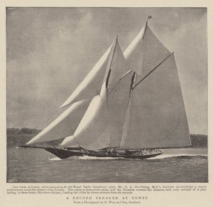 Um record breaker em Cowes de English Photographer