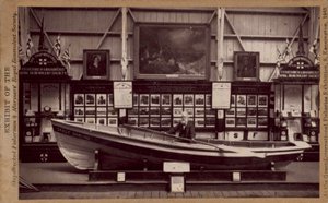 Um modelo do barco Grace Darling de English Photographer