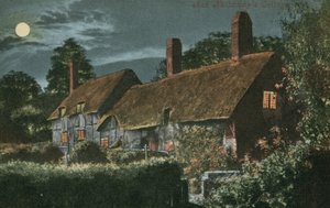 Ann Hathaways Cottage. Postal enviado em 1913. de English Photographer