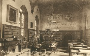 Biblioteca da faculdade de Balliol, Oxford de English Photographer