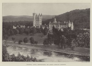Castelo de Balmoral, Aberdeenshire, a residência das highlands das rainhas