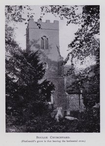 Boulge Churchyard (foto a p/b) de English Photographer