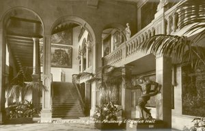 Museu Bowes, Castelo Barnard, Condado de Durham (foto a p/b) de English Photographer
