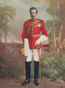 Brigadeiro-General Douglas MBH, Conde de Dundonald. Comandando uma Brigada Montada na África do Sul de English Photographer