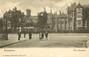 Brompton Hospital, Londres (foto a p/b) de English Photographer