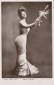 Camille Clifford, a Gibson Girl original (foto a p/b) de English Photographer
