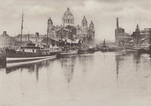 Canning Dock, Liverpool (foto a p/b) de English Photographer