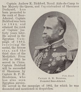 Capitão AK Bickford, contra-almirante promovido de English Photographer