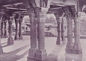 Pilares Esculpidas, Panch-Mahal, Futtehpur-Sikri de English Photographer
