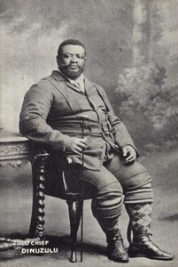 O título de Mpande, rei da nação zulu de English Photographer