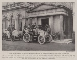 Chefe de condados de condados entretidos pelo Automobile Club em Richmond de English Photographer