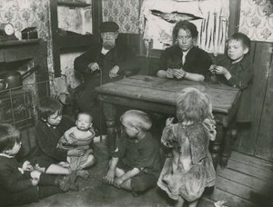 Pobreza infantil, Londres de English Photographer