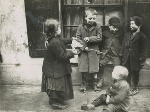 Pobreza infantil, Londres de English Photographer